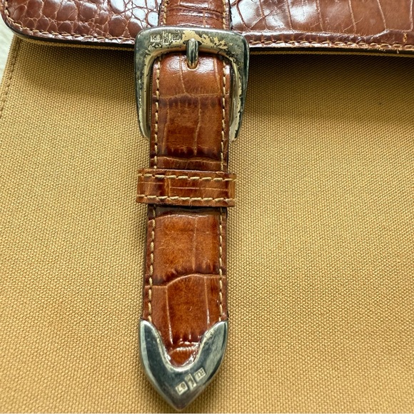 Ralph Lauren canvas shoulder bag Authentic - Picture 2 of 13